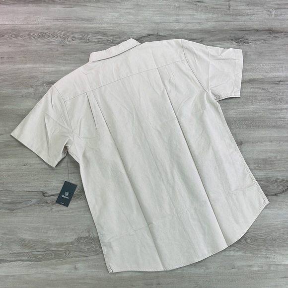 BRIXTON  MENS BOTTON SHORT SLEEVE SHIRT - Picture 9 of 9